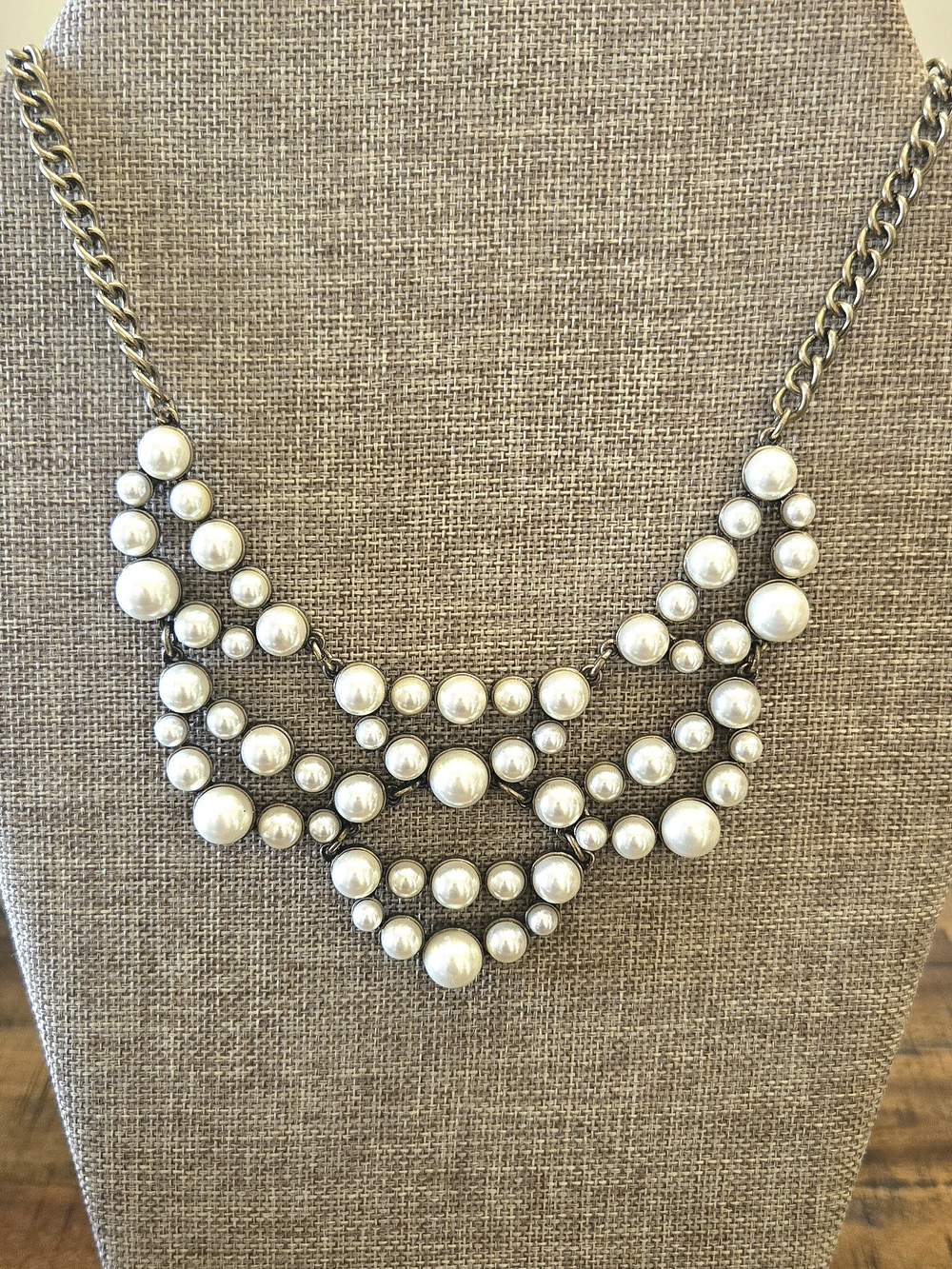 Premier Designs Pearl Statement Necklace